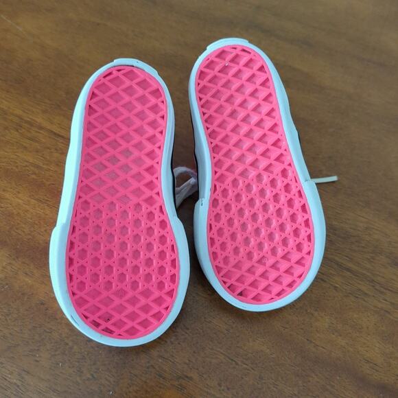 Vans Toddler Shoes Authentic Neon Pink toddler size 4 Sneakers - Picture 5 of 6